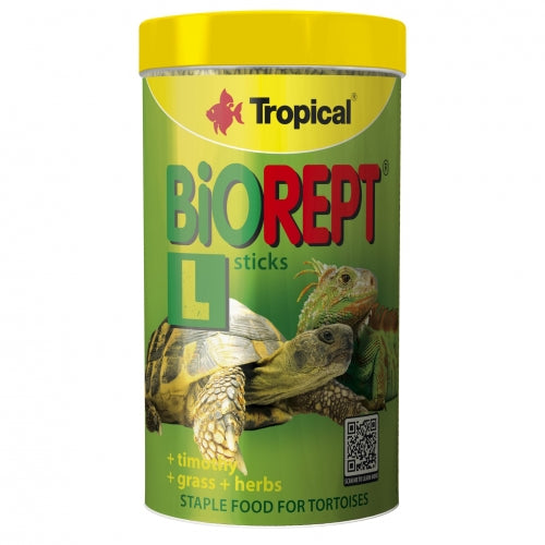 TROPICAL Biorept L Pokarm dla Żółwi Lądowych Pałeczki 5L 1,4Kg