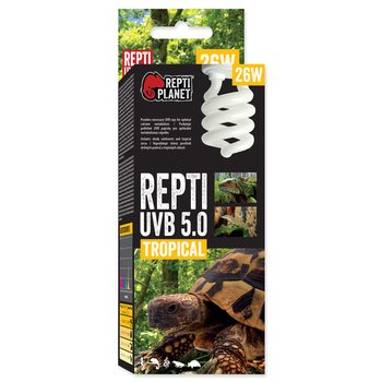 REPTI PLANET świetlówka kompaktowa UVB 5.0 26W do terrarium