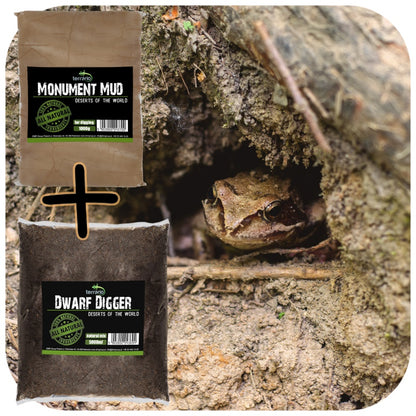 TERRARIO Monument Mud 1kg Podłoże z Gliną do Kopania Nor i Tuneli