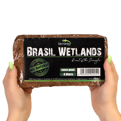 TERRARIO Brasil Wetlands 4L Podłoże Kokosowe Włókno do Terrarium Substrat