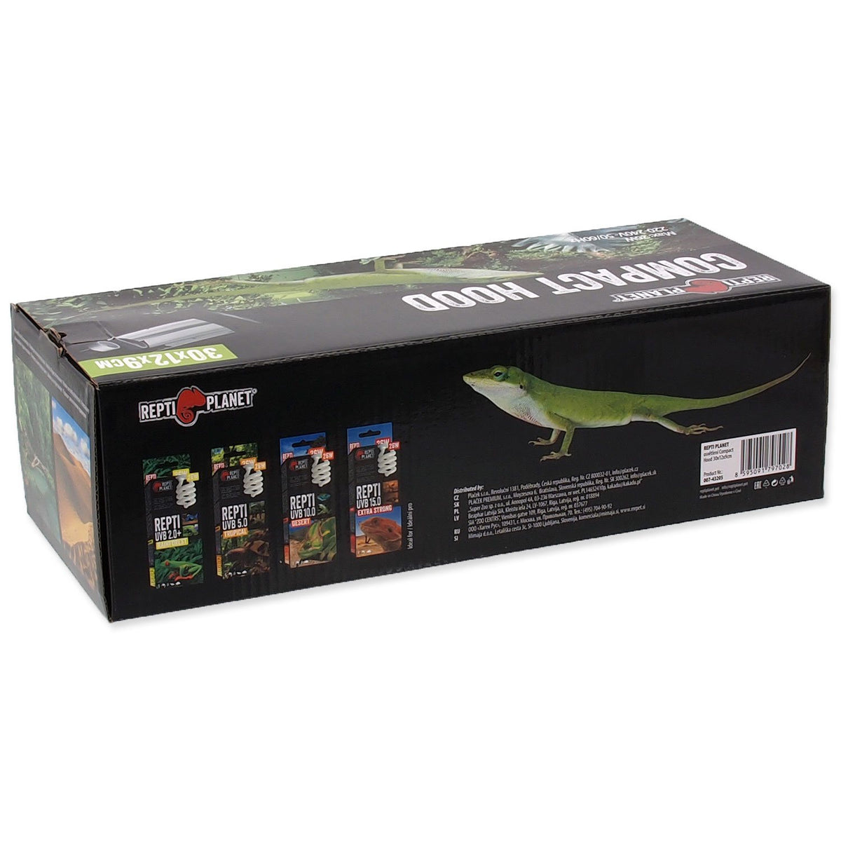 REPTI PLANET Compact Hood 30cm Belka Oprawa do Terrarium E27 1 Żarówka