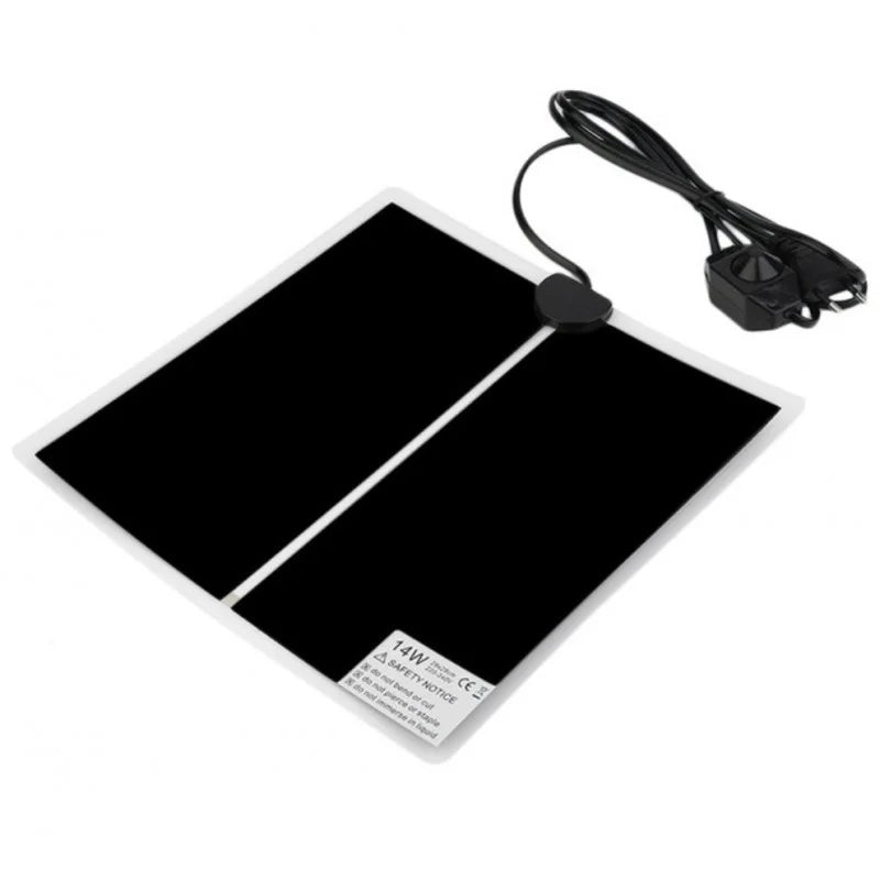 TERRARIO Premium Repti Pad 14W – Mata Grzewcza z Regulacją Mocy 28x28cm