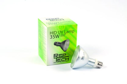 RepTech Lampa Metahalogenowa HID UV 35W PAR30 E27 do Terrarium