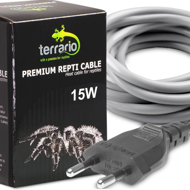 TERRARIO Kabel Grzewczy do Terrarium Silikonowy Wodoodporny 15W 5.5m