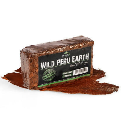 TERRARIO Wild Peru Earth 7l 650g Podłoże Zrębki Kokosa do Terrarium