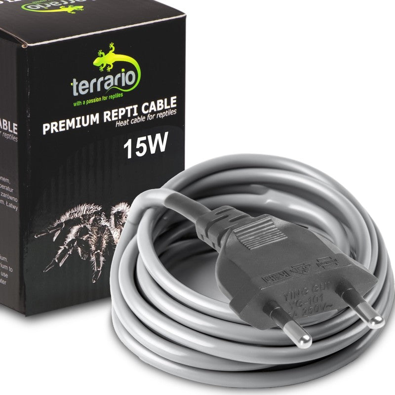 TERRARIO Kabel Grzewczy do Terrarium Silikonowy Wodoodporny 15W 5.5m