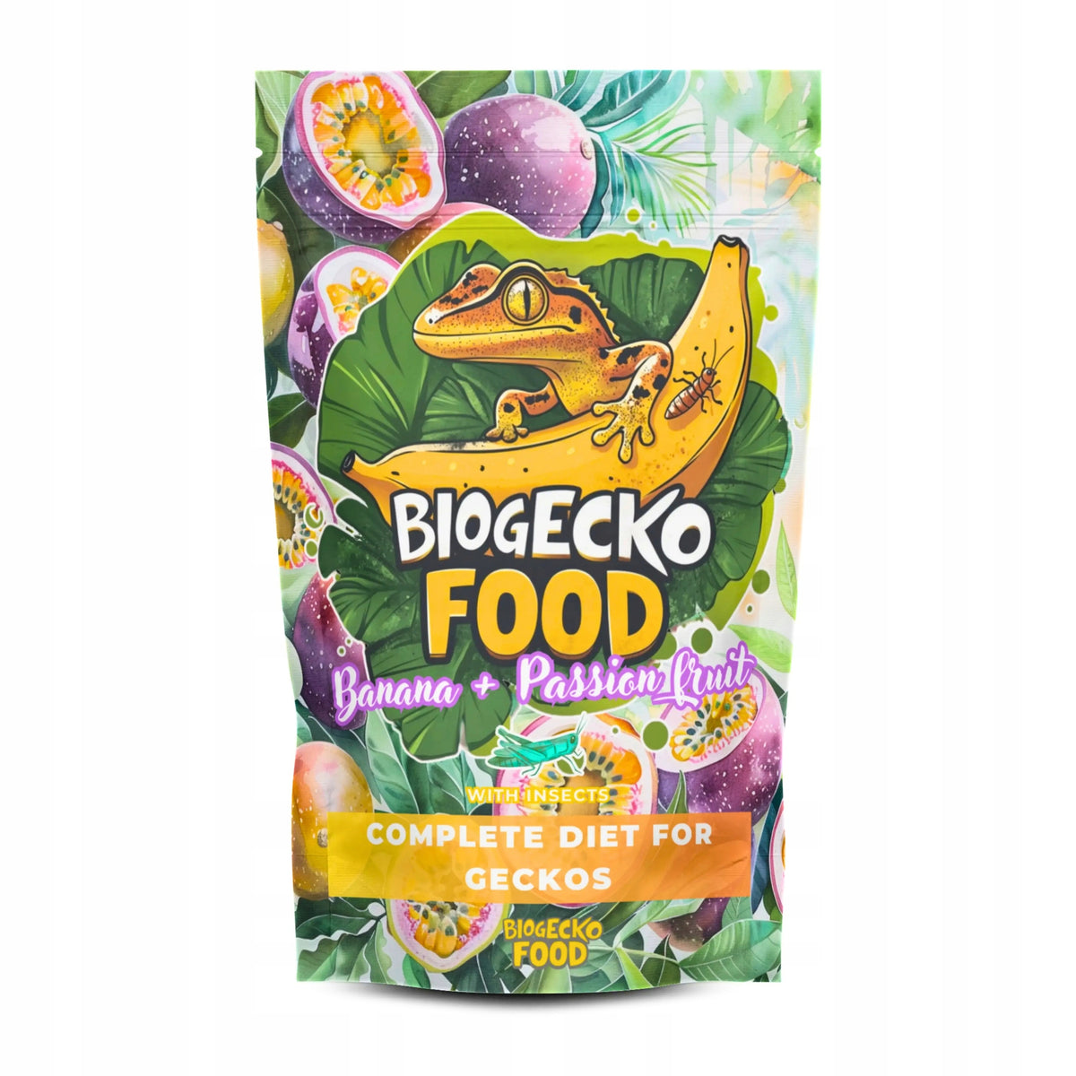 BioGecko Food Banan + Marakuja 30g - pokarm (papka) dla gekonów