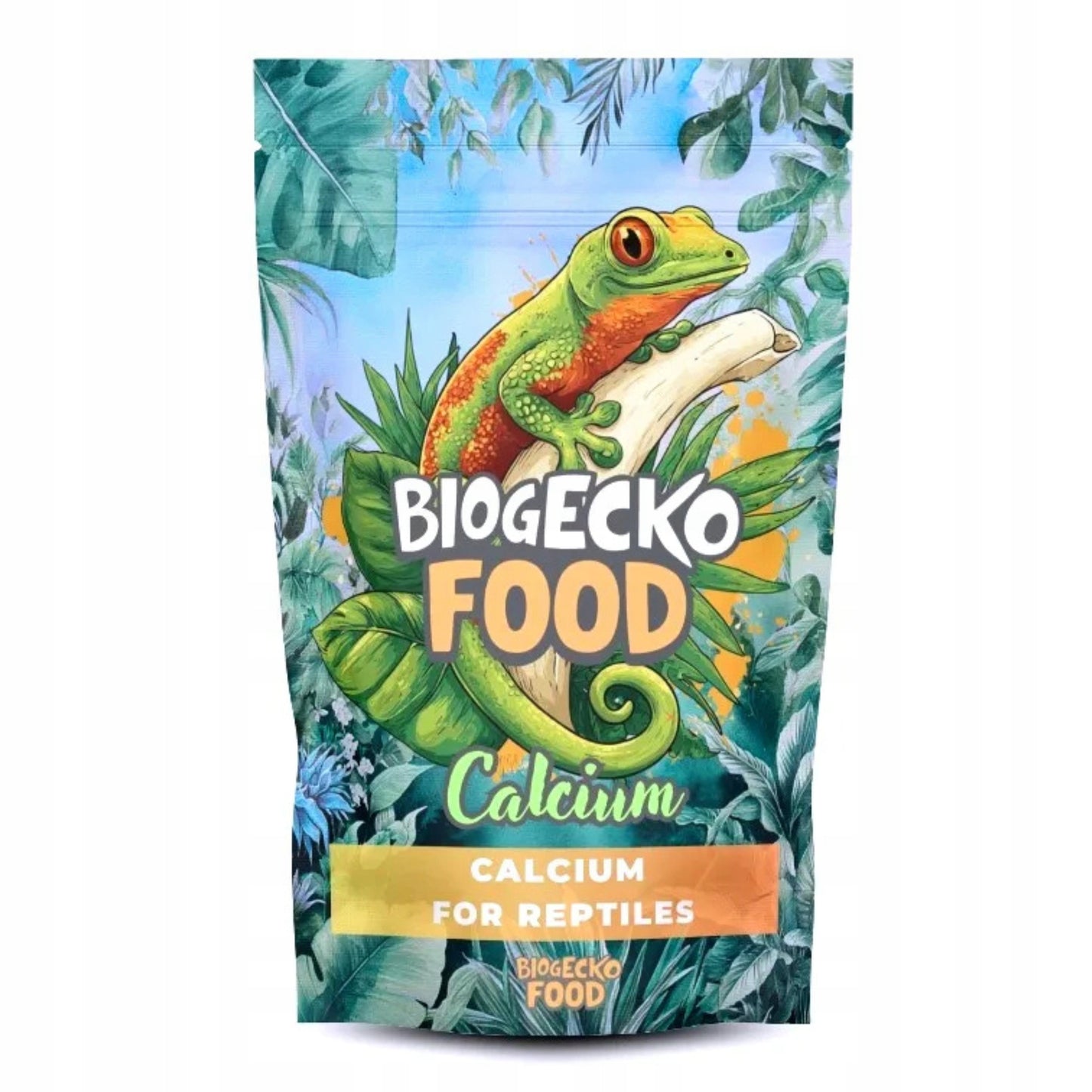 BioGecko Food Calcium for Reptiles (Wapno dla gadów płazów) bez D3 50g