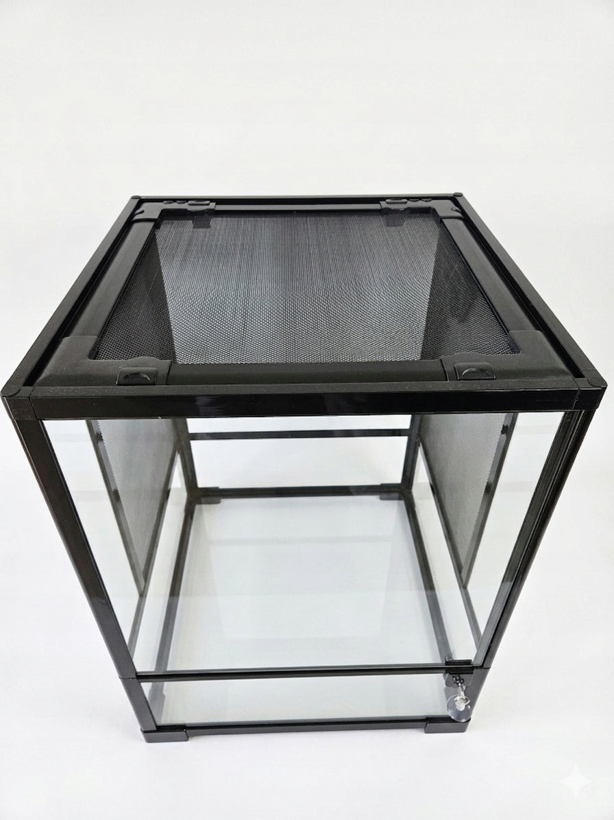 Szklane terrarium składane RK 45x45x60cm (HerpeTerrarium)