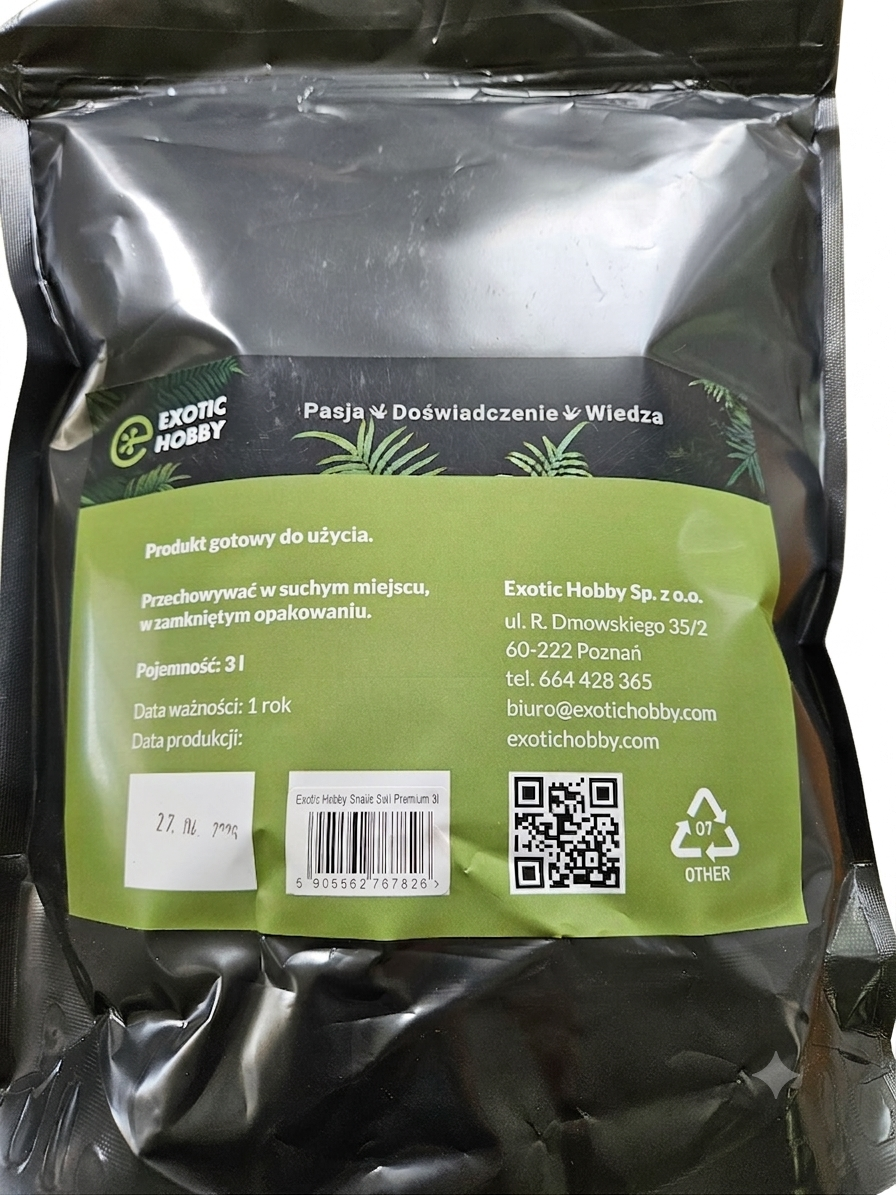 Exotic Hobby Spiders Soil podłoże bioaktywne dla pająka 3L
