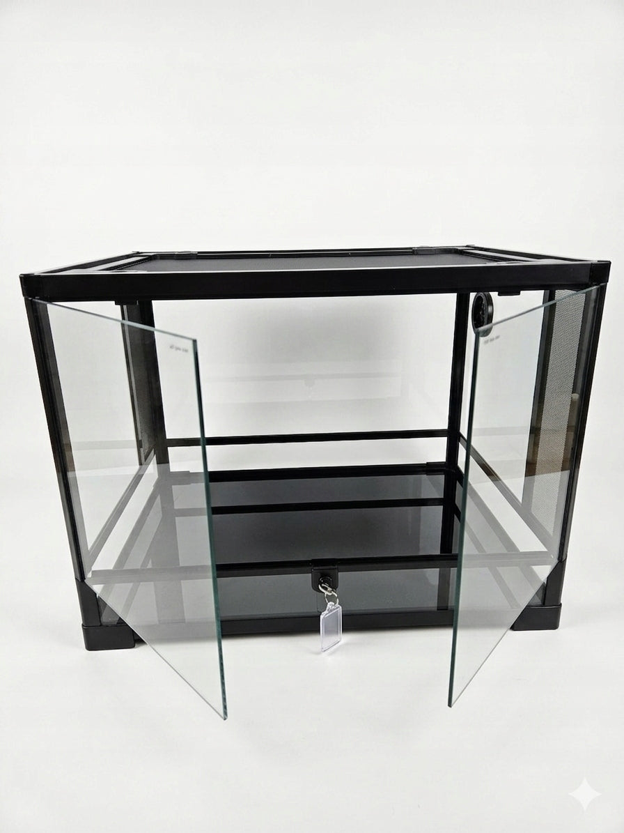 Szklane terrarium składane RK 60x45x45cm (HerpeTerrarium)