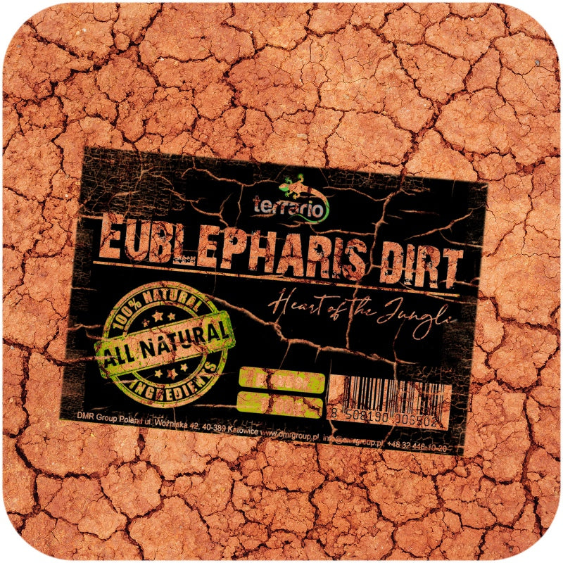 TERRARIO Eublepharis Dirt 1kg Podłoże dla Gekona Lamparciego