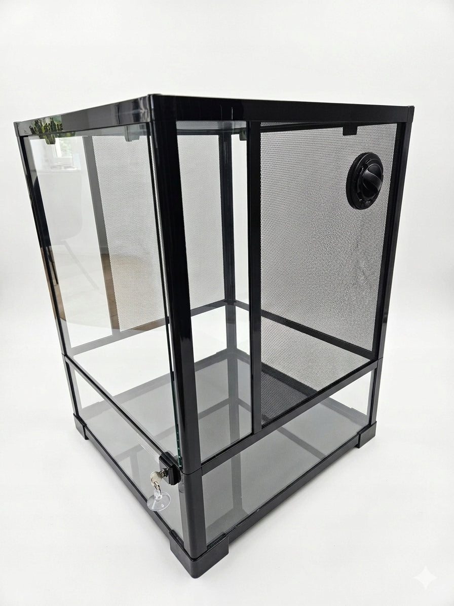 Szklane terrarium składane RK 45x45x60cm (HerpeTerrarium)