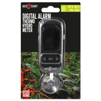 REPTI PLANET Higrometr i termometr z alarmem do terrarium LCD (wewnętrzny)