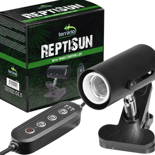 TERRARIO ReptiSun Time Control Lampa z Programatorem Czasowym Klips E27