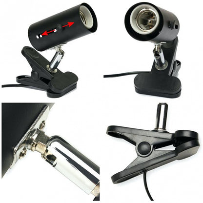 TERRARIO ReptiSun Lampa z Klipsem i Regulatorem Oprawka E27 200W